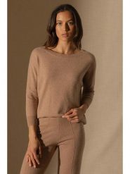 Perfect Cashmere Kaszmirowy sweter "Molly" w kolorze jasnobrązowym rozmiar: S. Brązowe swetry Perfect Cashmere, s, bez wzorów, z kaszmiru, bez ramiączek. Za 413.99 zł.