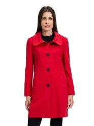 Betty Barclay Płaszcz w kolorze czerwonym rozmiar: 42. Czerwone płaszcze Betty Barclay, bez wzorów, bez kaptura. Za 347.99 zł.