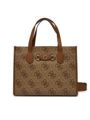 Guess Torebka HWOS86 54220 Brązowy. Brązowe torebki klasyczne Guess, z aplikacjami, ze skóry, bez dodatków. Za 349.99 zł.