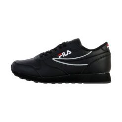 Buty sportowe Sneakersy damskie, Fila Orbit Low Wmn. Czarne obuwie sportowe Fila, z materiału, bez zapięcia, trekkingowe. Za 371.00 zł.