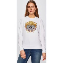 Silvian Heach - Bluza. Białe bluzy Silvian Heach, m, bez wzorów, z bawełny, bez kaptura. W wyprzedaży za 179.90 zł.