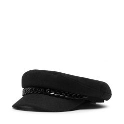 Czapka DeeZee. Czarne czapki DeeZee, bez wzorów. Za 39.99 zł.