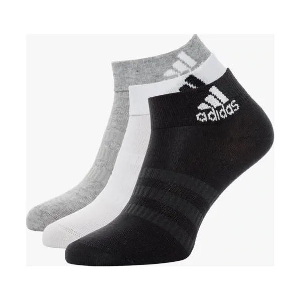 Adidas Skarpety Light Ank 3Pp , khaki, rozmiar L. Brązowe skarpety Adidas, z aplikacjami, z bawełny. Za 39.99 zł.
