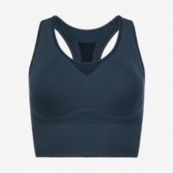 Stanik sportowy damski FLEX Seamless Bra. Białe koszulki sportowe Head, bez wzorów, z dzianiny, bez ramiączek. W wyprzedaży za 182.00 zł.