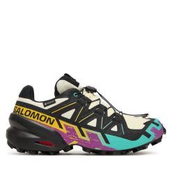 Buty do biegania Salomon. Żółte obuwie sportowe Salomon, z gore-texu, bez zapięcia, do biegania, salomon speedcross, gore-tex. Za 749.99 zł.
