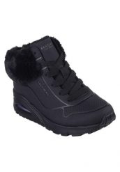 Buty Kobieta Skechers Uno Fall Air czarny. Czarne trekkingi Skechers, z materiału, trekkingowe. Za 249.99 zł.