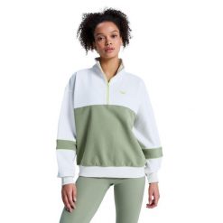 Bluza dla Kobiety ESS ENERGY NEW Zielony. Zielone bluzy Roxy, bez wzorów, z bawełny, bez kaptura. Za 319.99 zł.