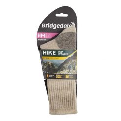 Skarpety do trekkingu damskie Bridgedale HIKE MW COM BO ORI LD. Brązowe skarpety Bridgedale, bez wzorów. Za 106.99 zł.