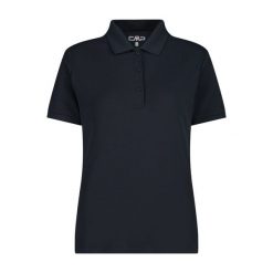 Damska koszulka polo pique CMP. Brązowe bluzki CMP, bez wzorów, bez kołnierzyka, bez ramiączek. Za 257.50 zł.