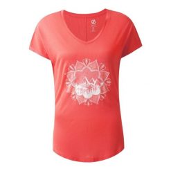 Koszulka Damska Serene Flowers. Czerwone bluzki Dare 2b, xl, bez wzorów, sportowe, bez kołnierzyka, bez ramiączek. Za 46.99 zł.