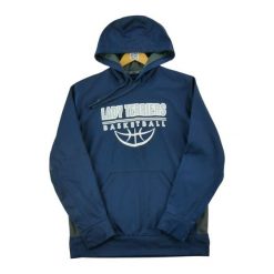 Nike Bluza damska z kapturem Granatowa. Niebieskie bluzy Nike, l, bez wzorów, z jeansu, z kapturem. Za 102.20 zł.