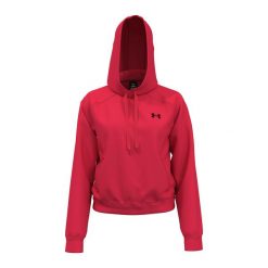 Bluza damska Under Armour Pro Fleece Hoodie. Czerwone bluzy Under Armour, xl, bez wzorów, bez kaptura. Za 209.99 zł.