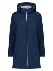 CMP Płaszcz softshellowy w kolorze granatowym rozmiar: 38. Niebieskie kurtki sportowe CMP, bez wzorów, z tkaniny, bez kaptura. Za 221.88 zł.