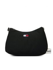 Tommy Jeans Torebka Tjw Ess Daily Shoulder Bag AW0AW18463 Czarny. Czarne torebki klasyczne Tommy Jeans, bez wzorów, z jeansu, bez dodatków. Za 249.99 zł.