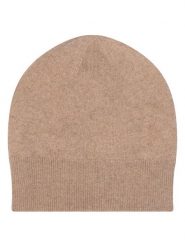 AUTHENTIC CASHMERE Kaszmirowa czapka "Manti" w kolorze beżowym rozmiar: onesize. Brązowe czapki AUTHENTIC CASHMERE, bez wzorów, z kaszmiru. Za 146.45 zł.