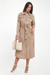 Sukienka szmizjerka z ozdobnymi kamieniami LIU JO. Sukienki Liu Jo, bez wzorów, bez kołnierzyka, bez ramiączek, szmizjerki. Za 1,289.00 zł.