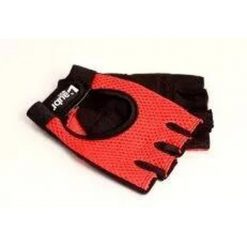 Rękawiczki fitness Laubr Sport czerwone. Czerwone rękawiczki FIVE GLOVES, bez wzorów, z dzianiny, sportowe. Za 125.99 zł.