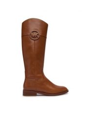 MICHAEL Michael Kors Kozaki 40F6KMFB5L Brązowy. Brązowe kozaki MICHAEL Michael Kors, bez obcasa, na płaskiej podeszwie, bez zapięcia. Za 1,239.00 zł.