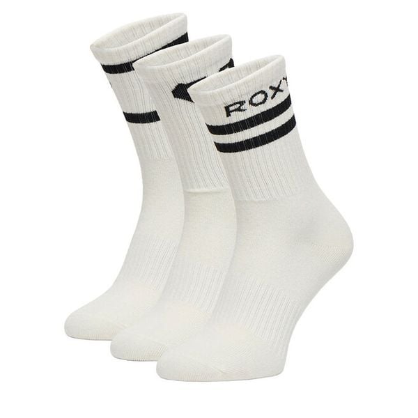 Skarpety długie Roxy. Białe skarpety Roxy, bez wzorów. Za 39.99 zł.
