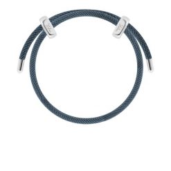 Bransoletka Liana, posrebrzana w kolorze ciemnoszarym. Szare bransoletki Lilou, posrebrzane. Za 139.00 zł.