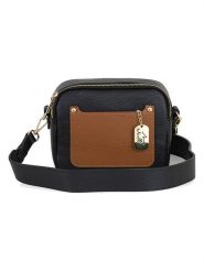 Anna Morellini Skórzana torebka " Aldina" w kolorze jasnobrązowo-czarnym - 22 x 18 x 11 cm rozmiar: onesize. Brązowe torby na ramię Anna Morellini, bez wzorów, z materiału, na ramię, bez dodatków. Za 217.99 zł.