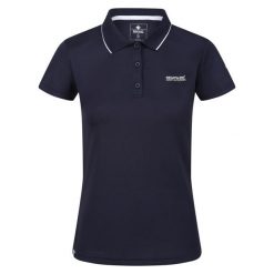 Koszulka Polo Damska Maverick V. Niebieskie koszulki polo Regatta, bez wzorów, bez kołnierzyka, bez ramiączek. Za 84.99 zł.