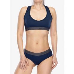 Stanik sportowy Sensor Merino DF Bra. Niebieskie bielizna sportowa Sensor, l, bez wzorów. Za 125.99 zł.