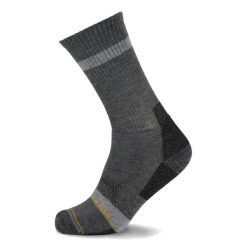 Skarpety turystyczne Lorpen Mhmcm Merino Hike Midweight Crew. Szare skarpety LORPEN, bez wzorów, z materiału. Za 135.00 zł.