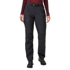 Spodnie damskie Helly Hansen vergals 3l shell. Czarne spodnie sportowe Helly Hansen, l, bez wzorów, trekkingowe. W wyprzedaży za 572.50 zł.