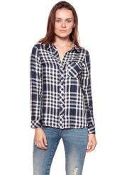 KOSZULA WRANGLER FLUID SHIRT NAVY W5239SL35 112129345. Niebieskie koszule Wrangler, xs, bez wzorów, bez kołnierzyka, bez ramiączek. Za 129.99 zł.