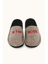 Kitz-pichler Kapcie w kolorze szarym rozmiar: 47/48. Szare obuwie domowe Kitz pichler, bez wzorów, z materiału, z okrągłym noskiem, bez zapięcia. Za 60.99 zł.