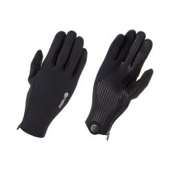 Neoprene Zip Gloves. Czarne rękawiczki AGU, bez wzorów, z materiału, sportowe. Za 383.50 zł.