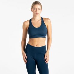Biustonosz sportowy damski React. Brązowe bielizna sportowa Dare 2b, bez wzorów. W wyprzedaży za 99.99 zł.