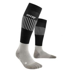 Skarpety zimowe ultralekkie z wełną merino damskie CEP. Szare skarpety CEP, bez wzorów, z wełny. Za 209.00 zł.