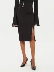 Rinascimento Spódnica ołówkowa CFC0119972003 Czarny Slim Fit. Czarne spódnice Rinascimento, s, bez wzorów, z syntetyku, ołówkowe. Za 419.99 zł.