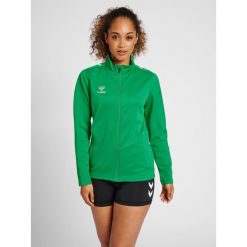 Bluza sportowa damska Hummel half zip Core XK. Zielone bluzy Hummel, l, bez wzorów, z dresówki, bez kaptura. Za 209.00 zł.