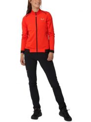Bluza polarowa turystyczna damska Salewa Pedroc PL 2 W Jacket. Czerwone bluzy Salewa, s, bez wzorów, z materiału, bez kaptura. Za 477.05 zł.