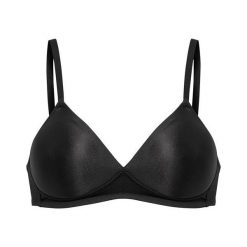 Triumph Biustonosz Soft Sensation czarny female czarny 70A. Czarne bielizna sportowa Triumph, bez wzorów, z jedwabiu. Za 159.00 zł.