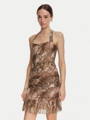 Guess Sukienka letnia W6YK64 K4597 Zielony Regular Fit. Zielone sukienki Guess, na lato, l, z aplikacjami, z syntetyku, bez kołnierzyka, bez ramiączek. Za 614.99 zł.