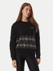 Guess Sweter V6BR16 Z2278 Czarny Regular Fit. Czarne swetry Guess, s, z aplikacjami, z syntetyku, bez ramiączek. Za 434.99 zł.