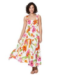 Ipanima Sukienka w kolorze białym rozmiar: 38/40. Białe sukienki Ipanima, na co dzień, bez wzorów, klasyczne, bez kołnierzyka, bez ramiączek, maxi, proste. Za 78.99 zł.