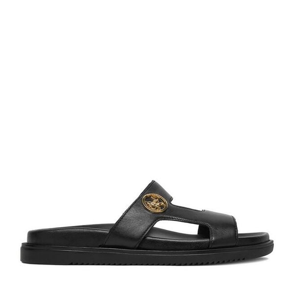 Klapki Beverly Hills Polo Club. Czarne klapki Beverly Hills Polo Club, bez wzorów, bez obcasa. Za 239.99 zł.