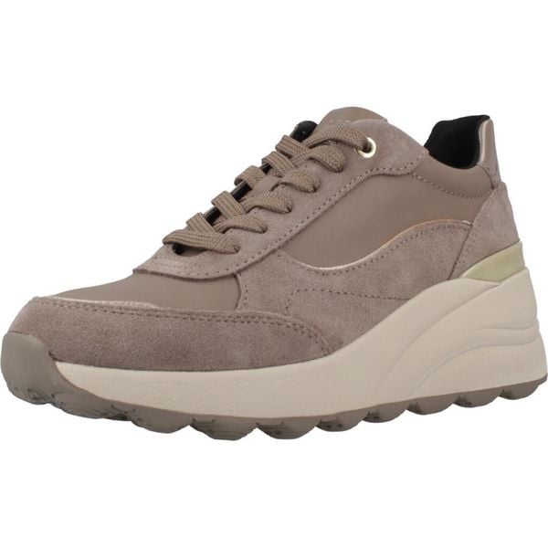 Buty GEOX D SPHERICA EC13 Brązowy. Brązowe trekkingi Geox, ze skóry, trekkingowe. Za 535.99 zł.