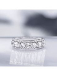 CARATELLI Złoty pierścionek "Sitra" z diamentami i topazem rozmiar: 54. Szare pierścionki CARATELLI, z diamentem, złote. Za 1,292.80 zł.