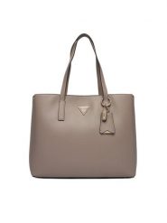 Guess Torebka Meridian II HWBG69 74230 Szary. Szare shopper Guess, z aplikacjami, ze skóry, bez dodatków. Za 679.99 zł.