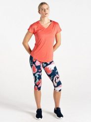 Dare 2b Koszulka sportowa "Vigilant Tee" w kolorze pomarańczowym rozmiar: 34. Pomarańczowe koszulki sportowe Dare 2b, bez wzorów, z materiału, bez ramiączek, outdoorowe. Za 48.39 zł.