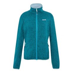 Bluza Polarowa Damska Pełen Suwak Newhill II. Niebieskie bluzy Regatta, na zimę, s, bez wzorów, z polaru, bez kaptura. Za 95.99 zł.