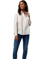 Heine Bluzka w kolorze beżowo-białym rozmiar: 42. Białe bluzki Heine, bez wzorów, bez kołnierzyka, bez ramiączek. Za 60.99 zł.