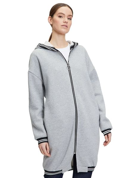 AMBER & JUNE Bluza w kolorze szarym rozmiar: 36. Szare bluzy AMBER & JUNE, bez wzorów, bez kaptura. Za 82.44 zł.