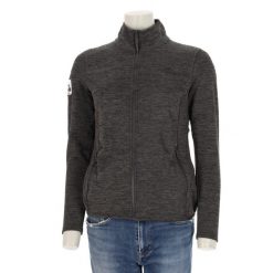 Second life - The North Face bluza polarowa damska - Jak nowy. Szare bluzy sportowe The North Face, l, bez wzorów, z materiału, bez kaptura. Za 149.06 zł.